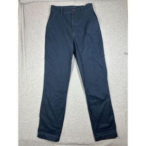 New Abercrombie & Fitch Women's Straight Leg‎ Navy Pants Size 0 25